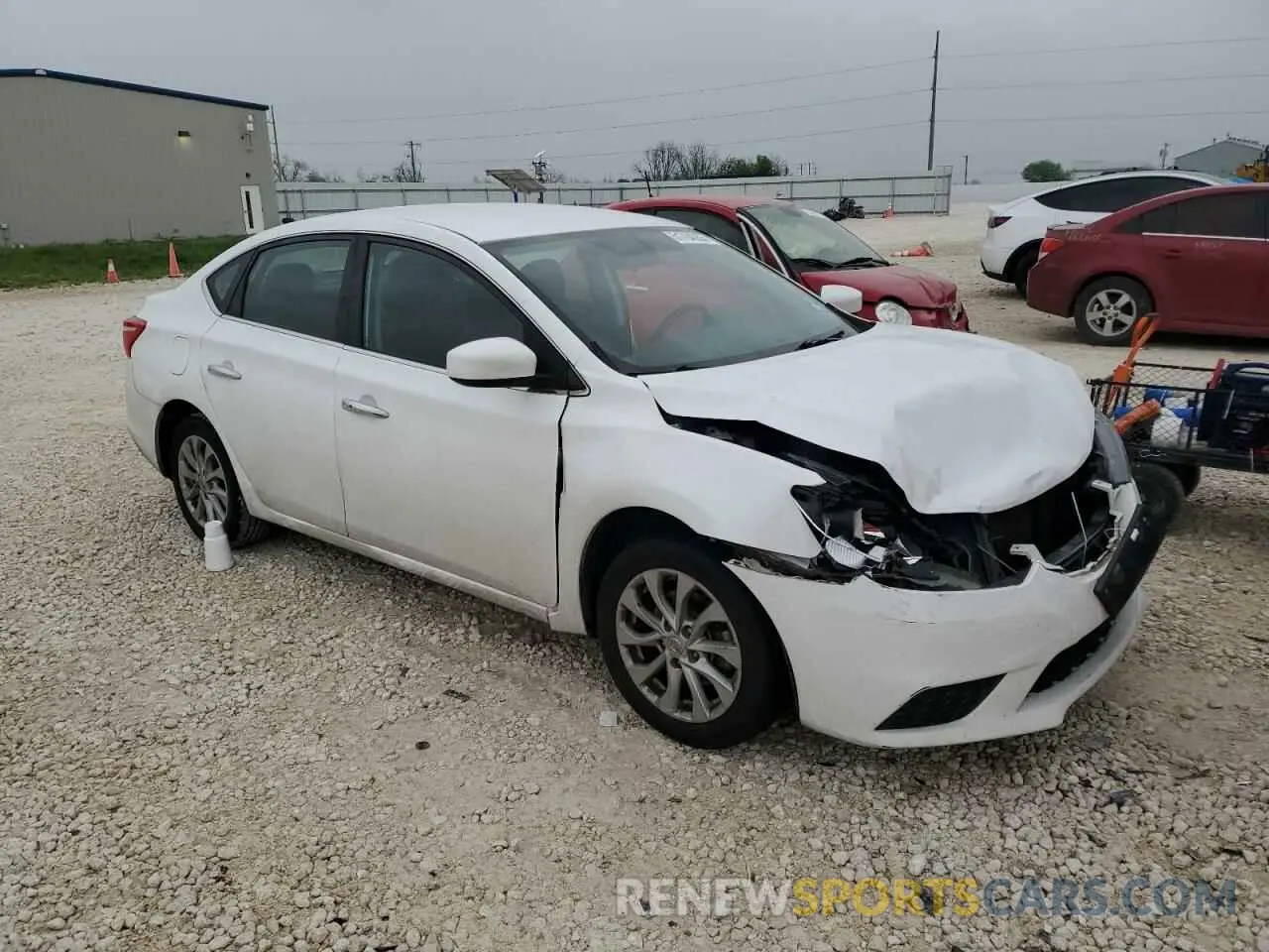 4 Photograph of a damaged car 3N1AB7AP6KY355236 NISSAN SENTRA 2019