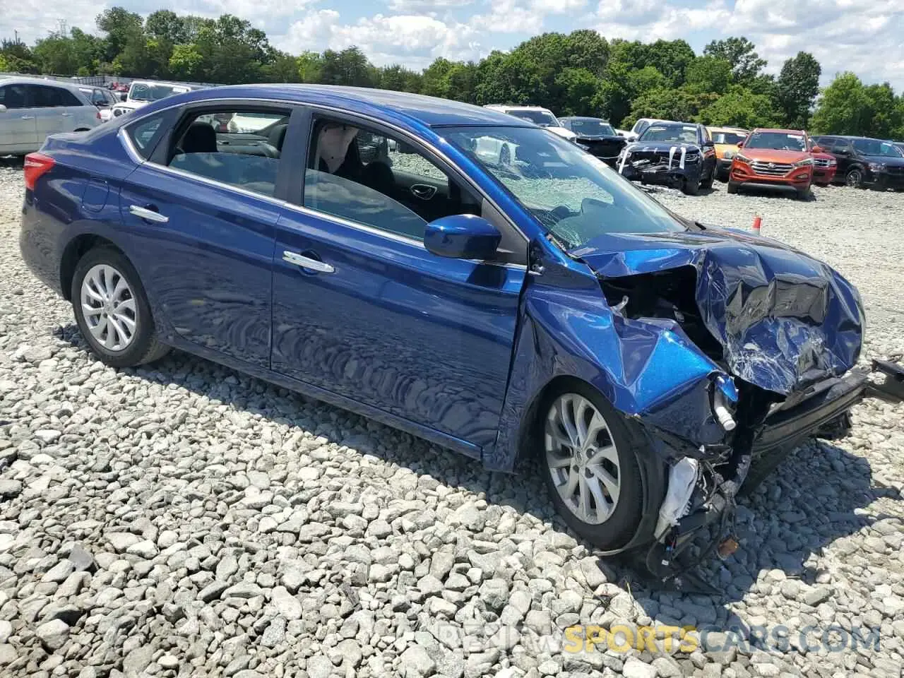 4 Фотография поврежденного автомобиля 3N1AB7AP6KY449651 NISSAN SENTRA 2019