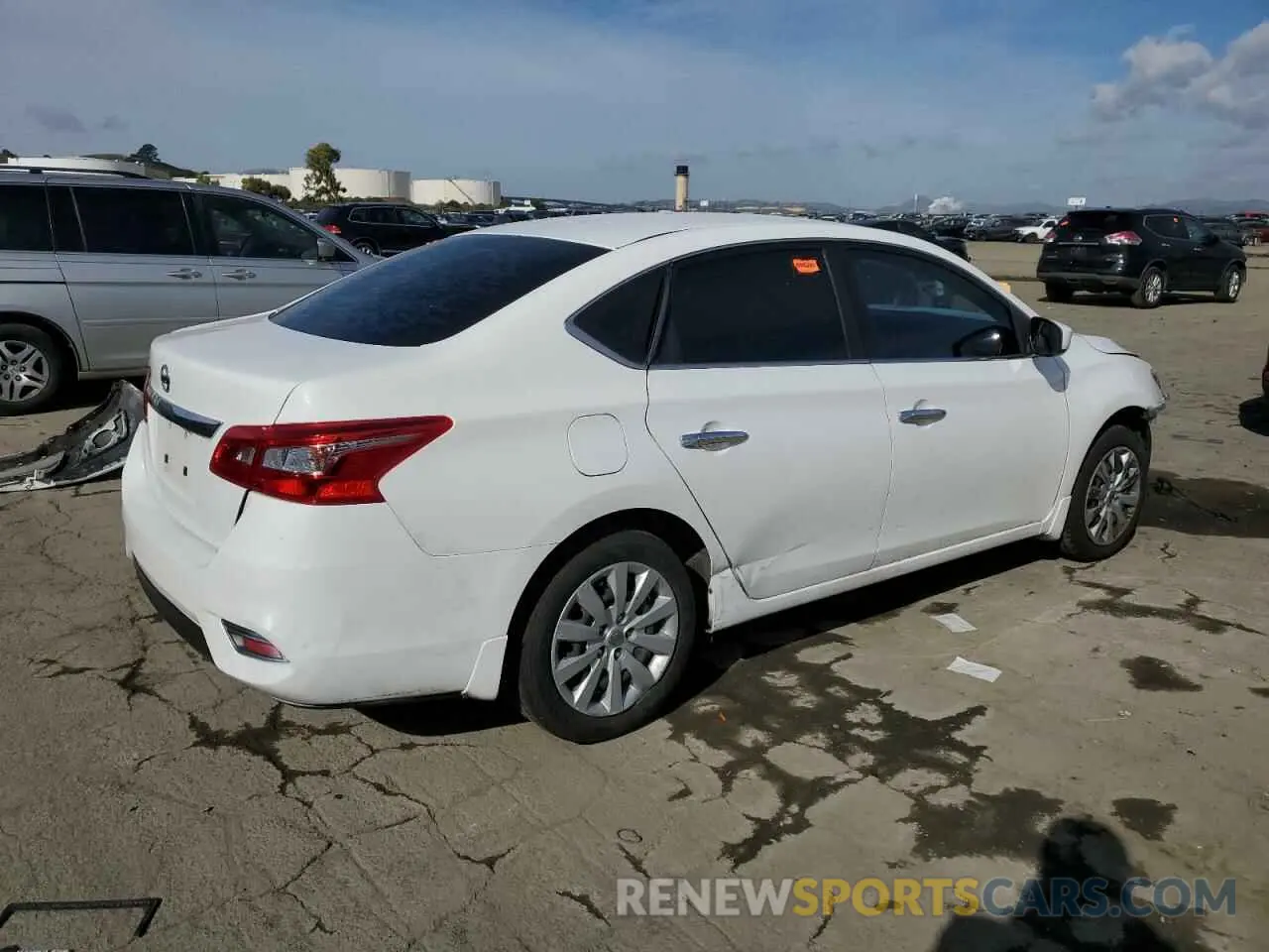 3 Photograph of a damaged car 3N1AB7AP6KY452596 NISSAN SENTRA 2019