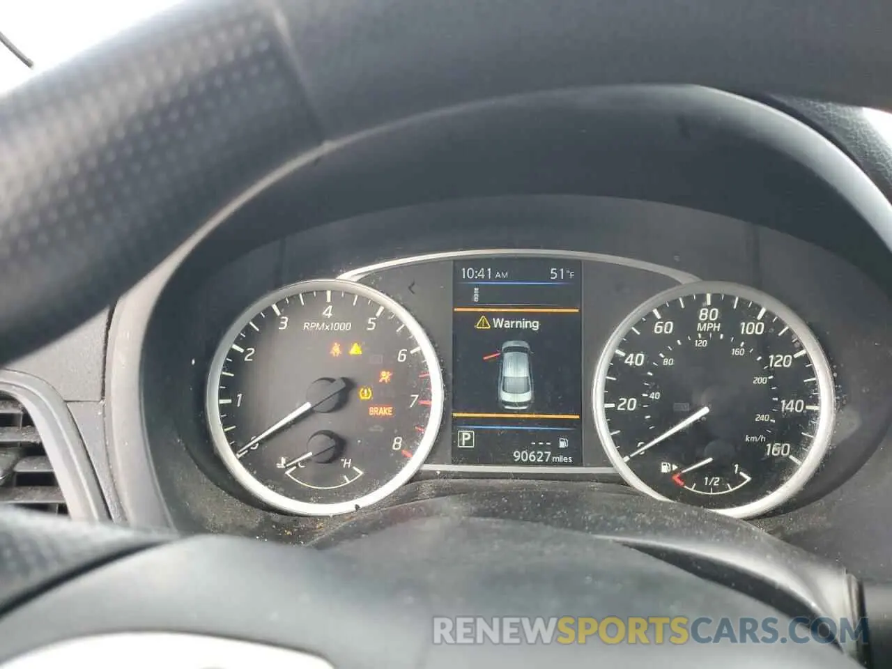 9 Photograph of a damaged car 3N1AB7AP6KY452596 NISSAN SENTRA 2019