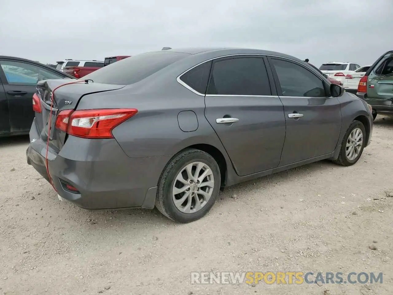 3 Photograph of a damaged car 3N1AB7AP7KL605290 NISSAN SENTRA 2019