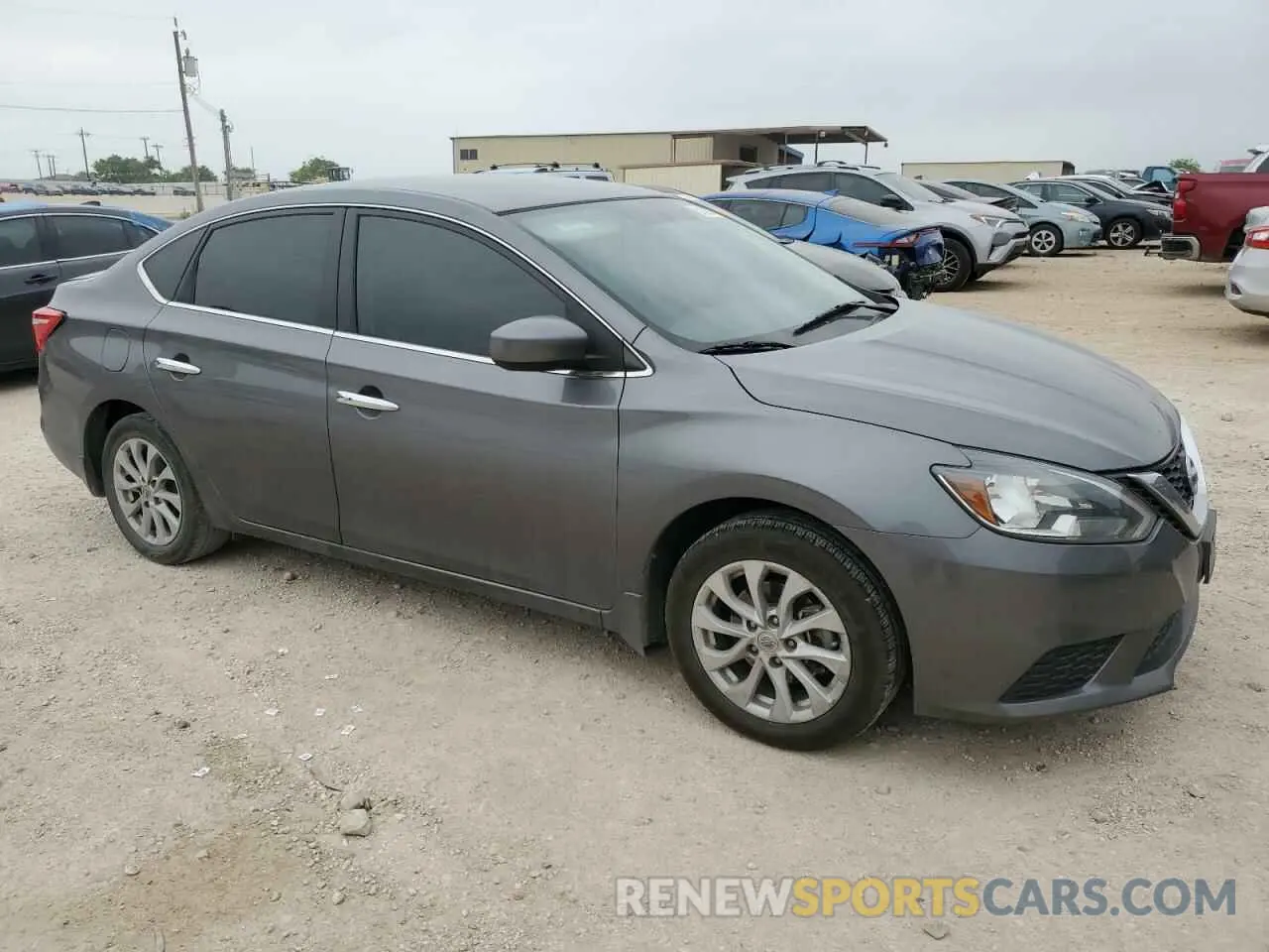 4 Photograph of a damaged car 3N1AB7AP7KL605290 NISSAN SENTRA 2019