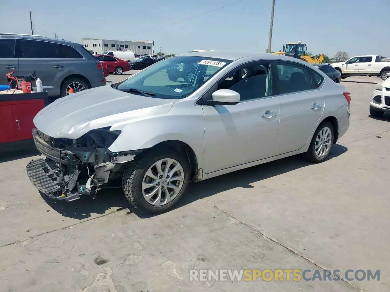 1 Фотография поврежденного автомобиля 3N1AB7AP7KL608383 NISSAN SENTRA 2019