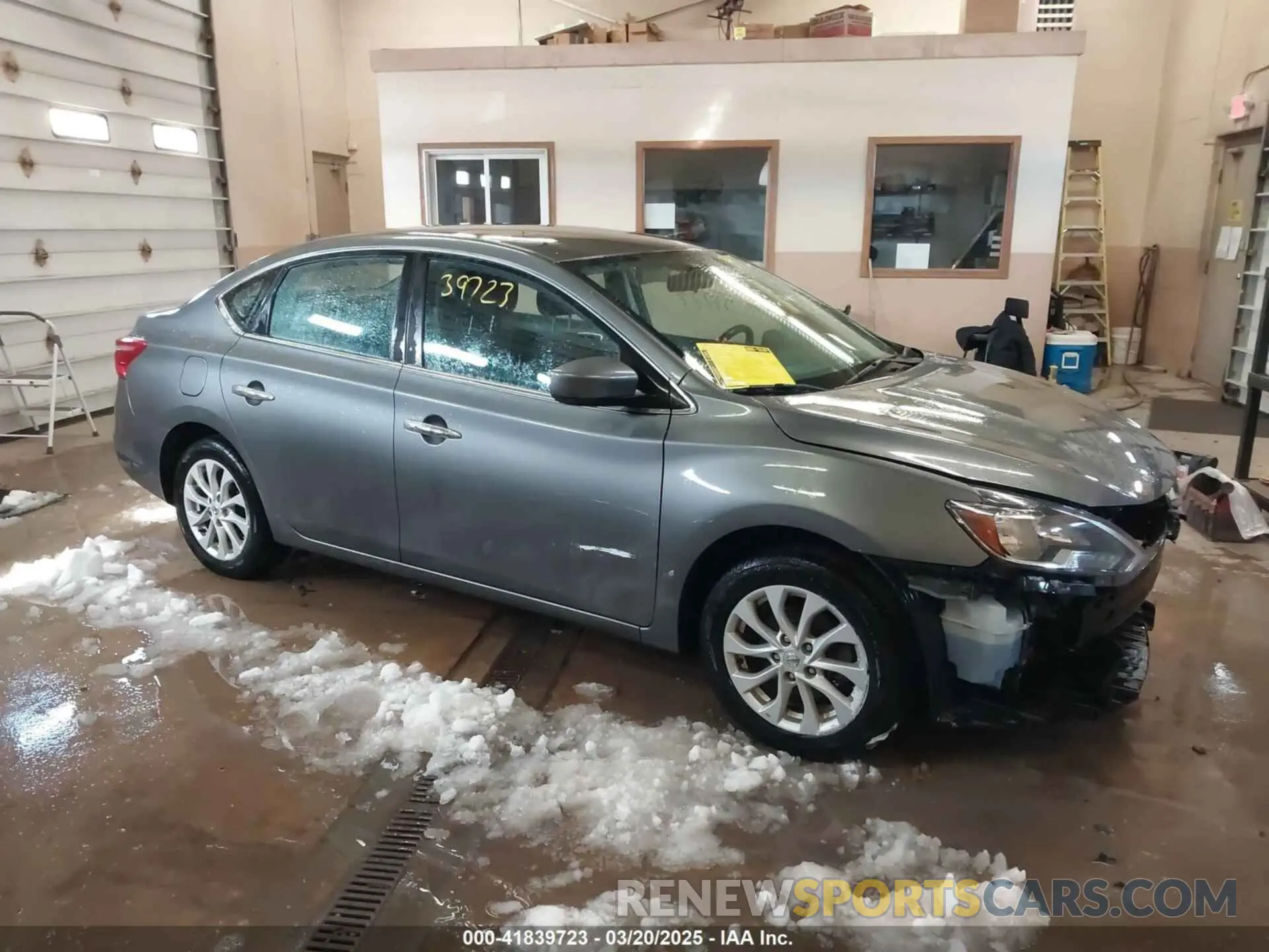 1 Photograph of a damaged car 3N1AB7AP7KL610845 NISSAN SENTRA 2019