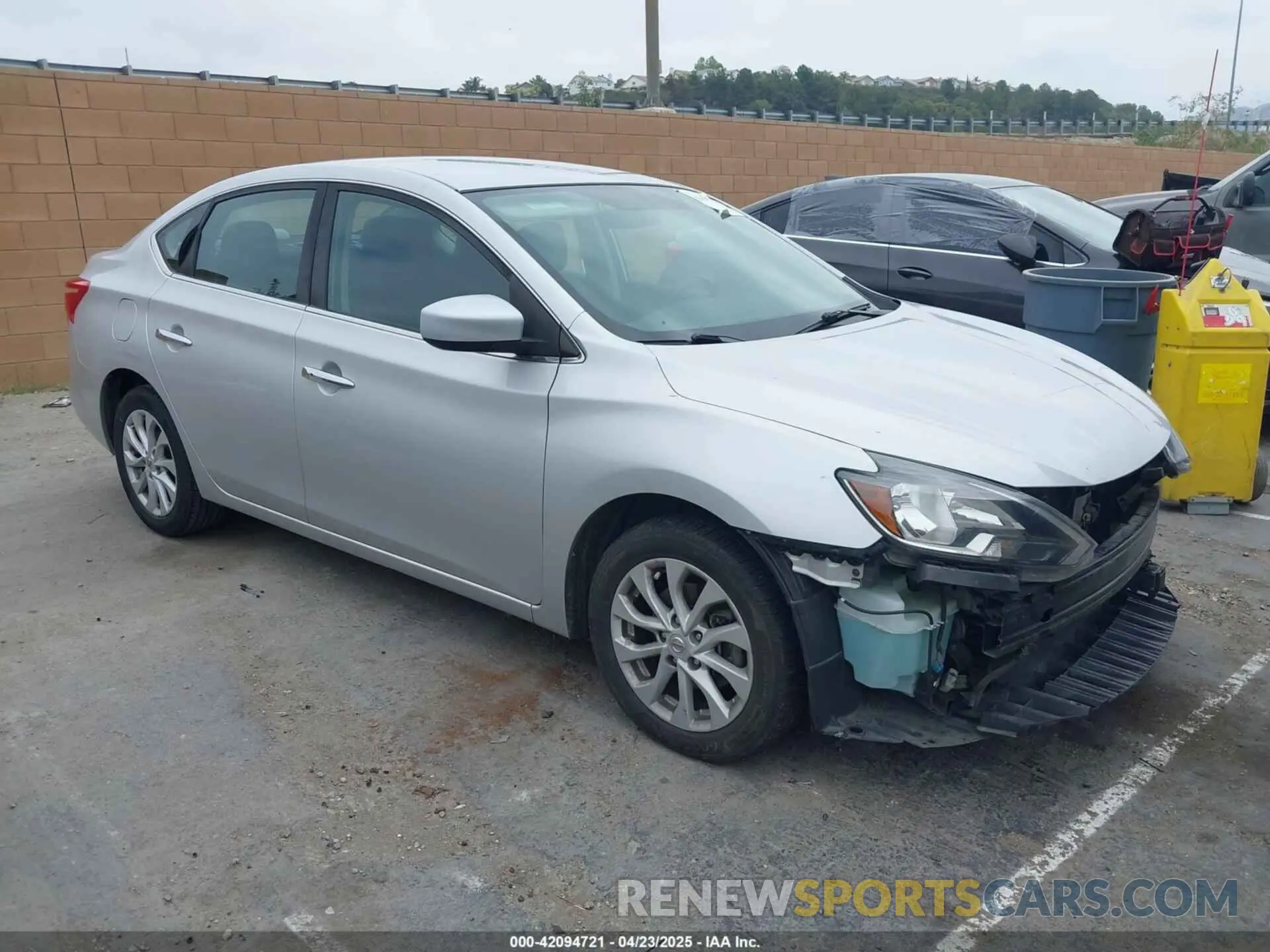 1 Фотография поврежденного автомобиля 3N1AB7AP7KL618363 NISSAN SENTRA 2019