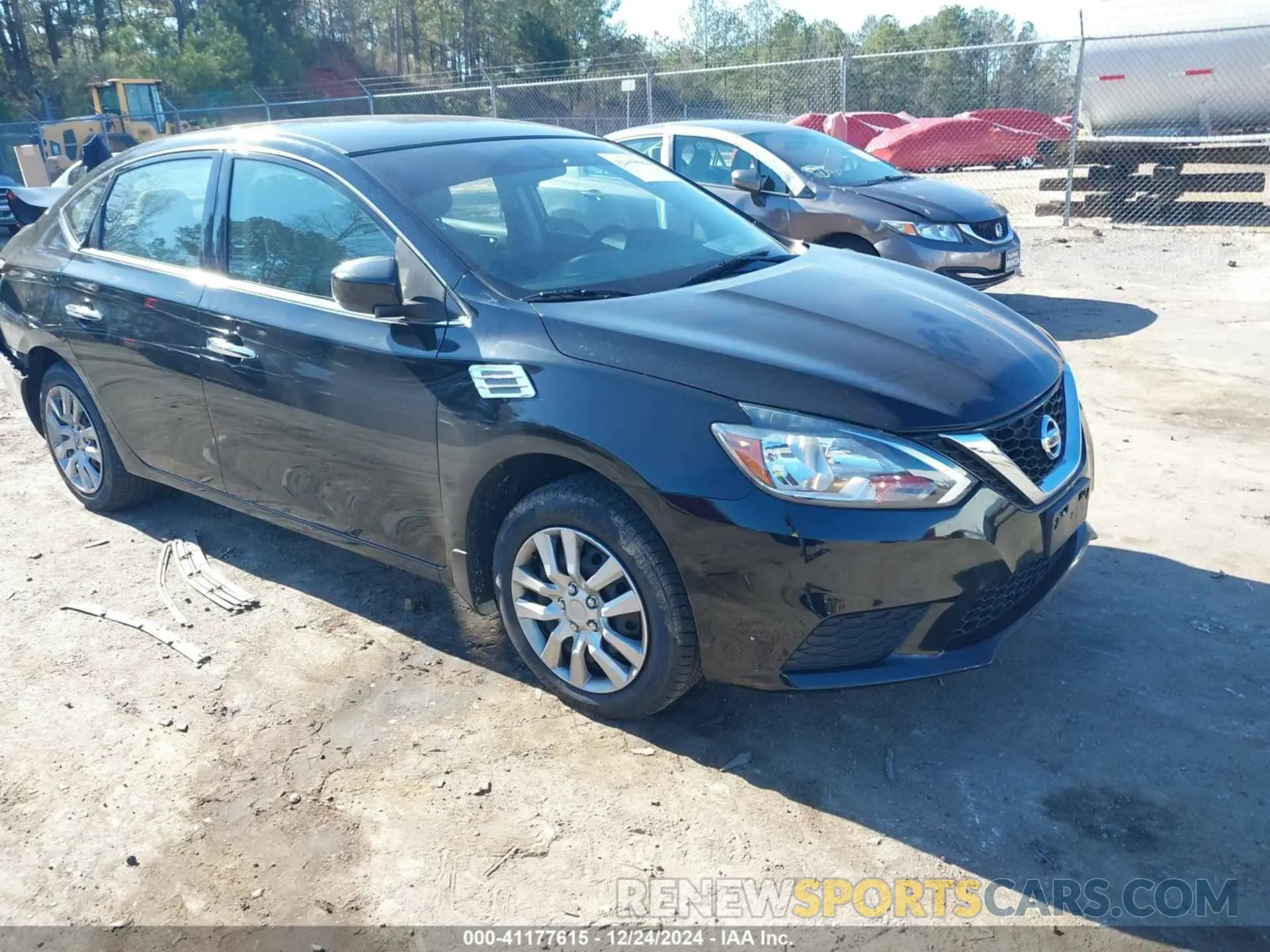 1 Photograph of a damaged car 3N1AB7AP7KY210335 NISSAN SENTRA 2019