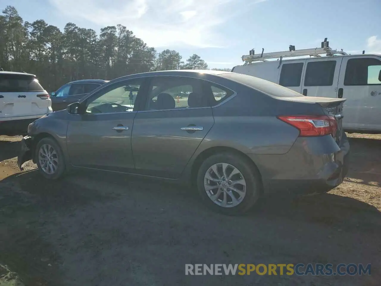 2 Photograph of a damaged car 3N1AB7AP7KY210383 NISSAN SENTRA 2019