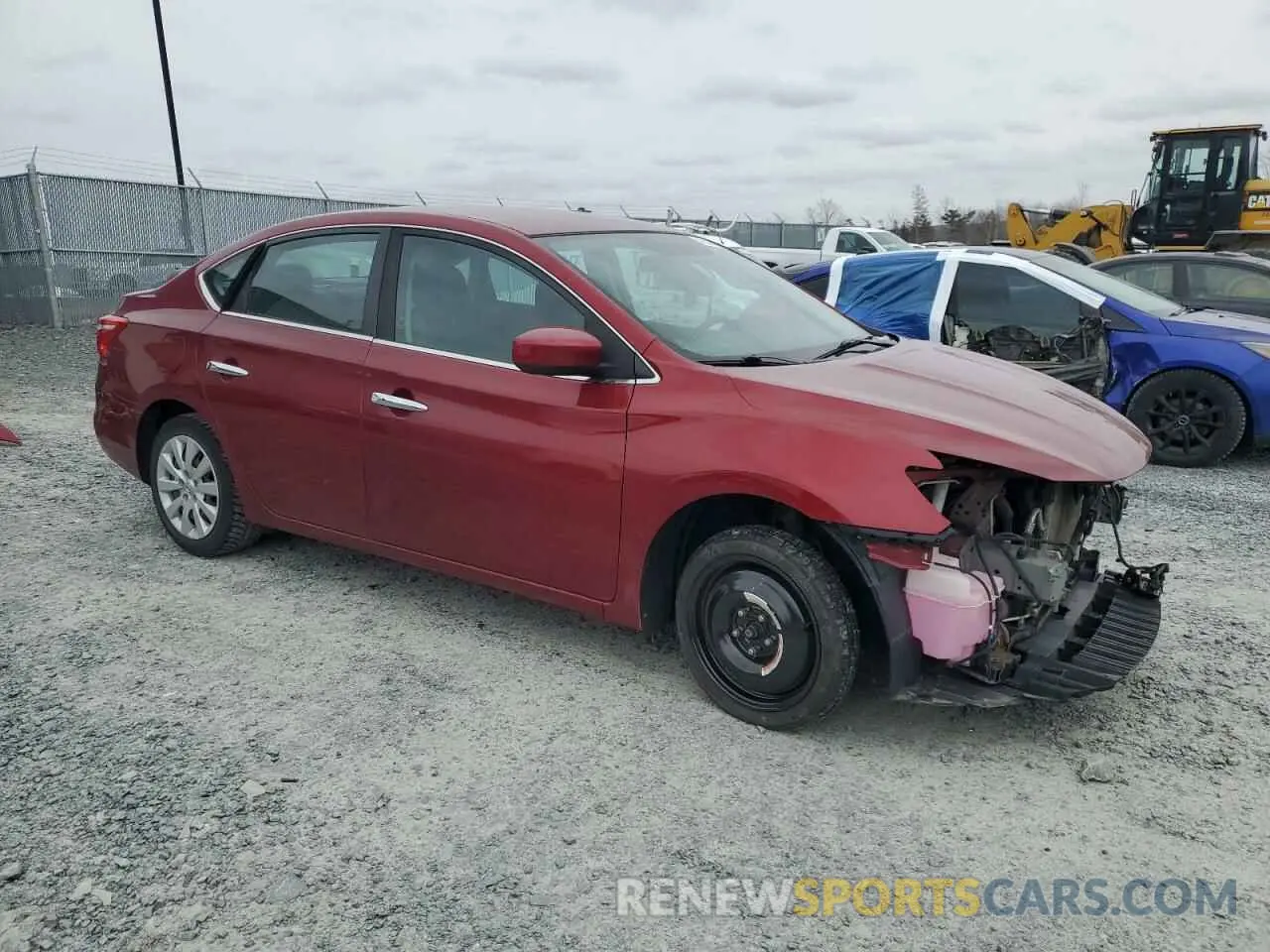 4 Photograph of a damaged car 3N1AB7AP7KY216975 NISSAN SENTRA 2019