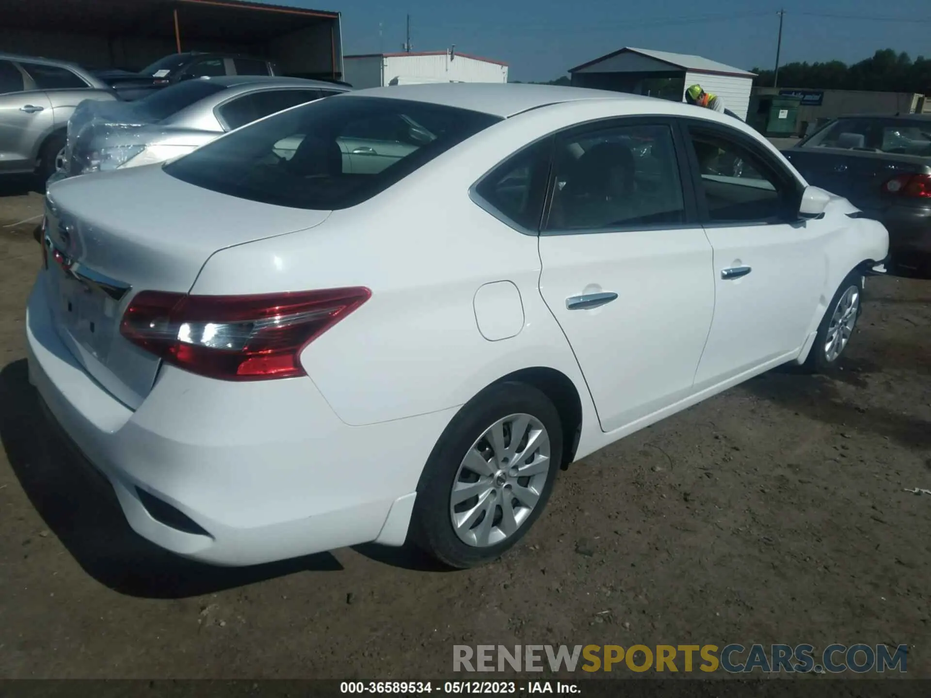 4 Photograph of a damaged car 3N1AB7AP7KY221674 NISSAN SENTRA 2019
