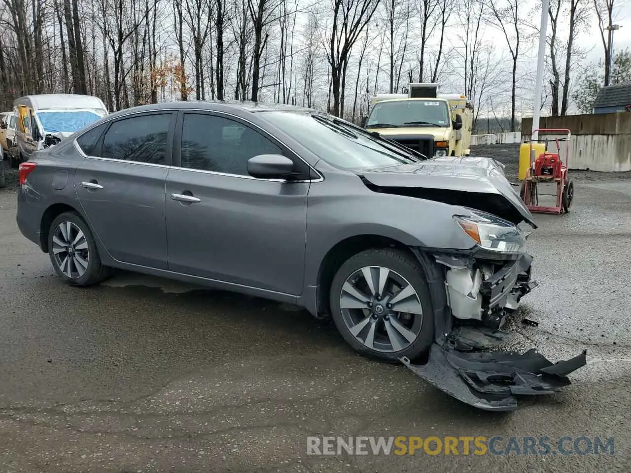 4 Photograph of a damaged car 3N1AB7AP7KY236241 NISSAN SENTRA 2019