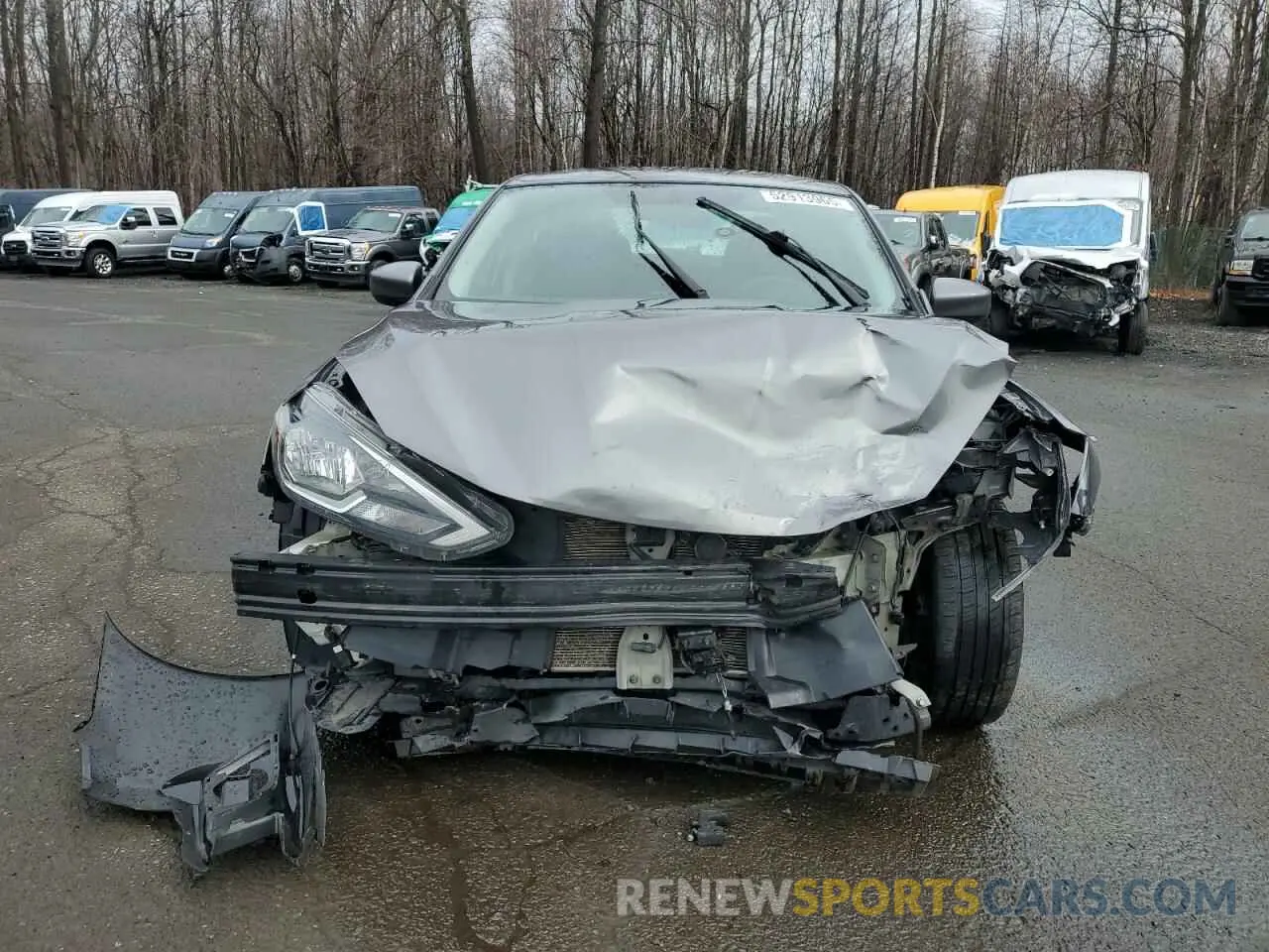 5 Photograph of a damaged car 3N1AB7AP7KY236241 NISSAN SENTRA 2019