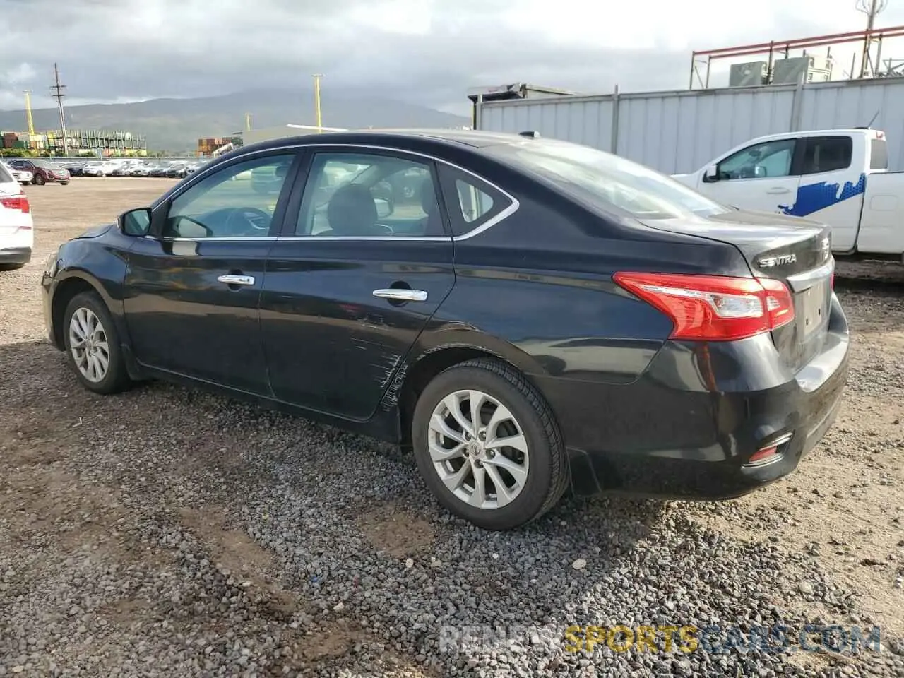 2 Photograph of a damaged car 3N1AB7AP7KY254464 NISSAN SENTRA 2019