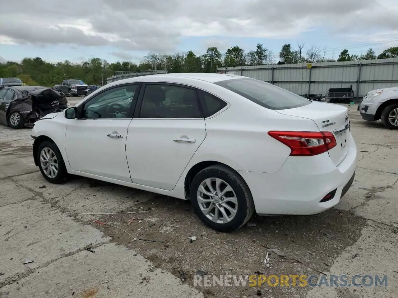 2 Photograph of a damaged car 3N1AB7AP7KY259650 NISSAN SENTRA 2019