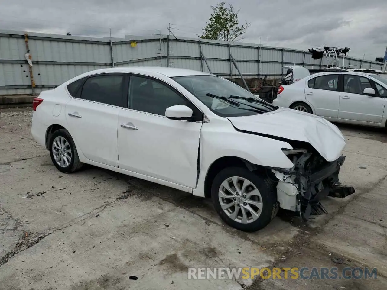 4 Photograph of a damaged car 3N1AB7AP7KY259650 NISSAN SENTRA 2019