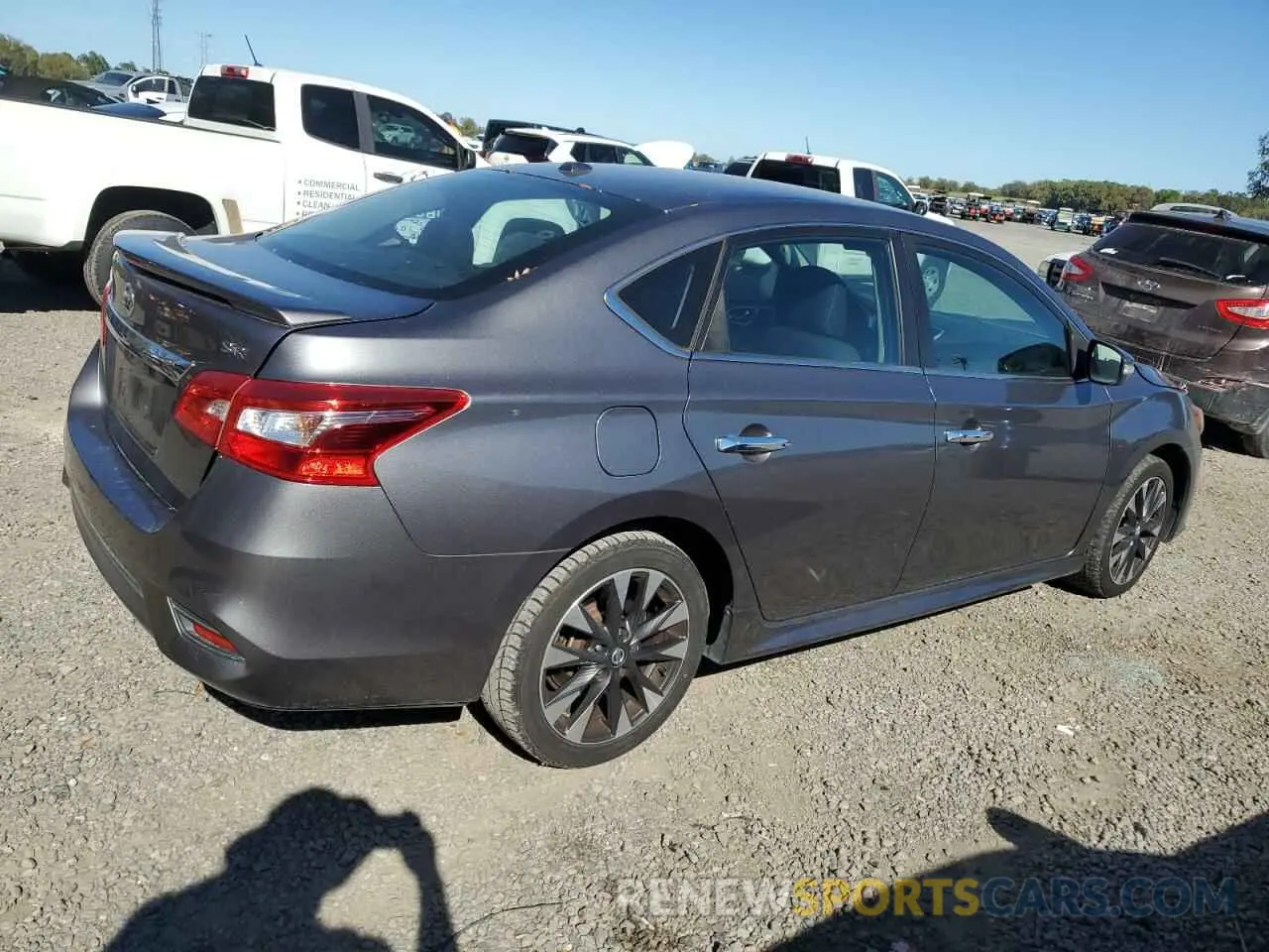 3 Photograph of a damaged car 3N1AB7AP7KY280496 NISSAN SENTRA 2019
