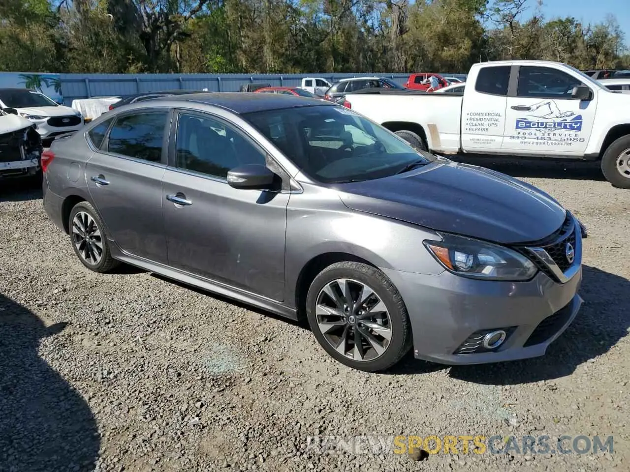 4 Photograph of a damaged car 3N1AB7AP7KY280496 NISSAN SENTRA 2019