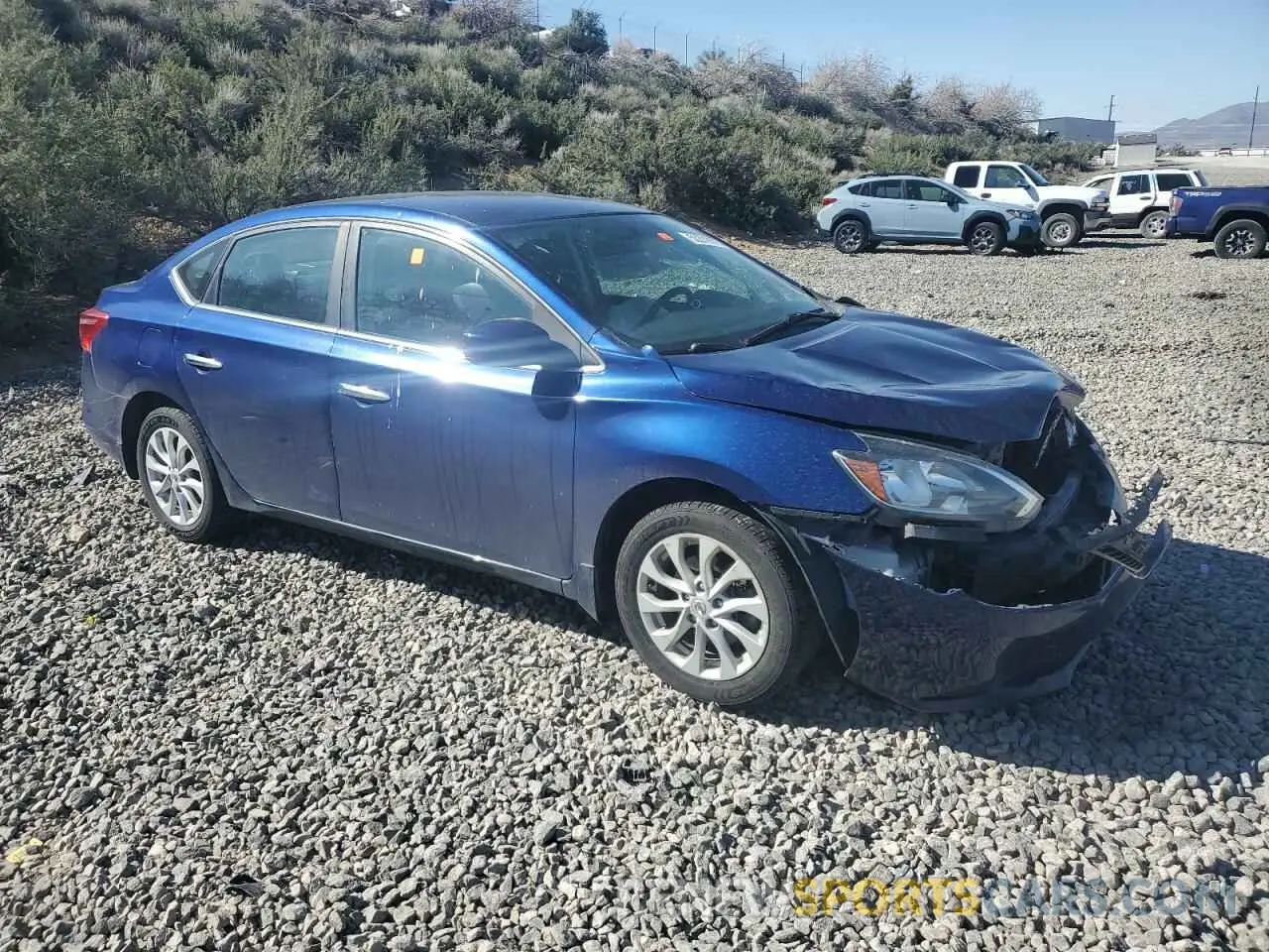 4 Photograph of a damaged car 3N1AB7AP7KY286105 NISSAN SENTRA 2019