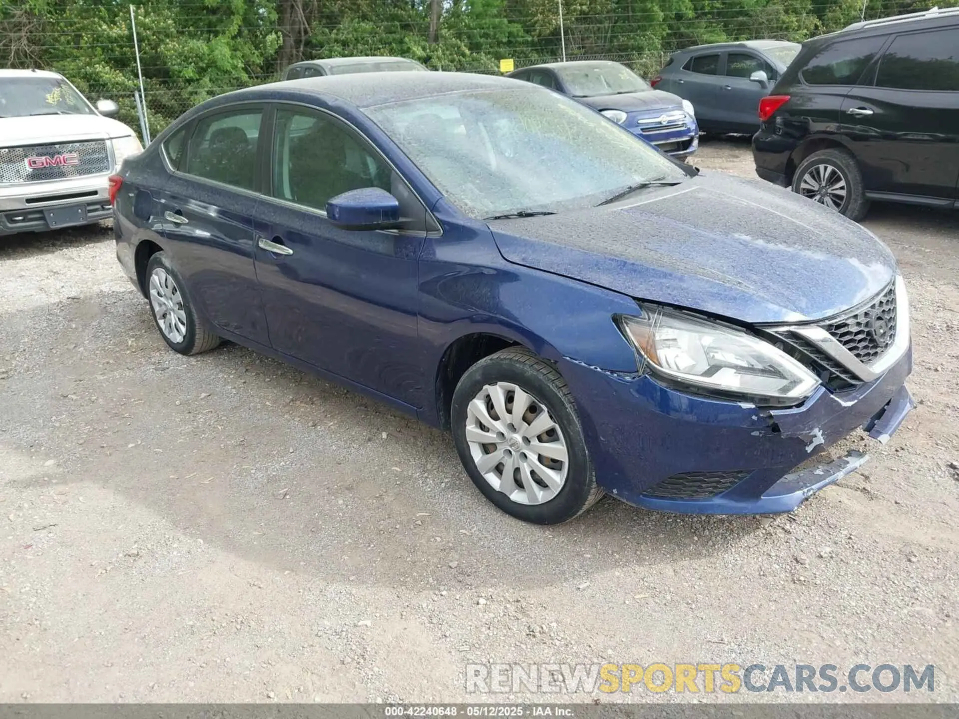 1 Photograph of a damaged car 3N1AB7AP7KY300312 NISSAN SENTRA 2019