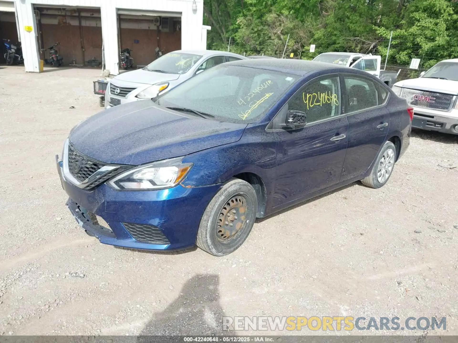 2 Photograph of a damaged car 3N1AB7AP7KY300312 NISSAN SENTRA 2019