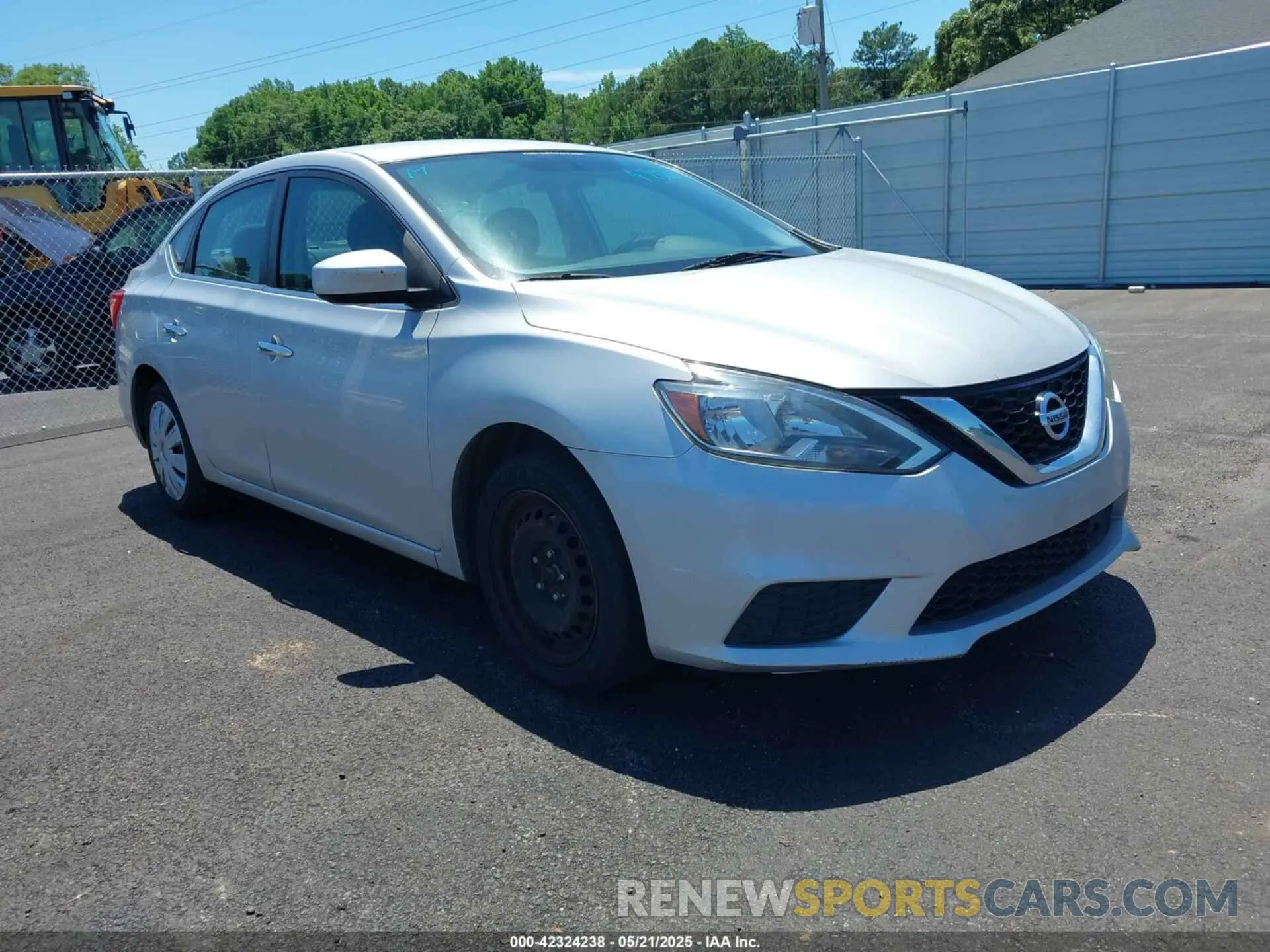 1 Photograph of a damaged car 3N1AB7AP7KY303503 NISSAN SENTRA 2019