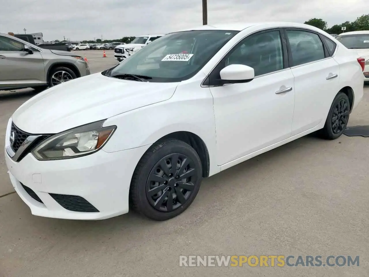 1 Photograph of a damaged car 3N1AB7AP7KY307809 NISSAN SENTRA 2019