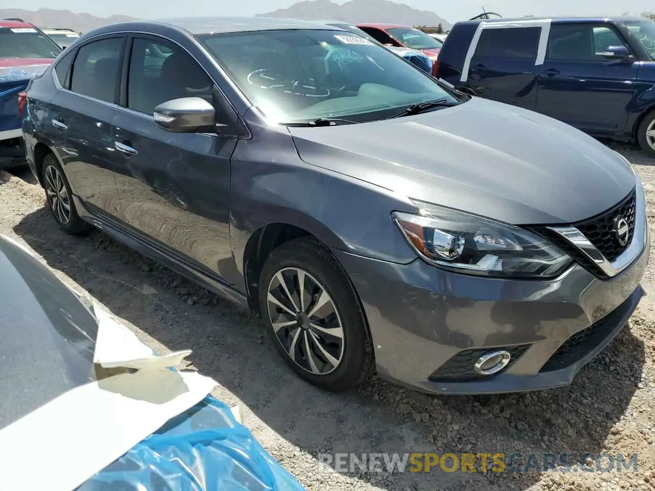 4 Photograph of a damaged car 3N1AB7AP7KY315344 NISSAN SENTRA 2019