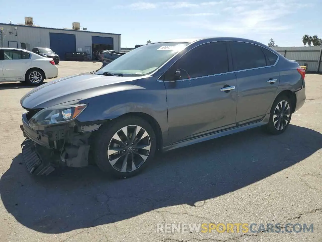 1 Photograph of a damaged car 3N1AB7AP7KY336520 NISSAN SENTRA 2019