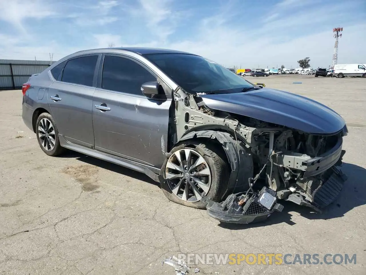 4 Photograph of a damaged car 3N1AB7AP7KY336520 NISSAN SENTRA 2019
