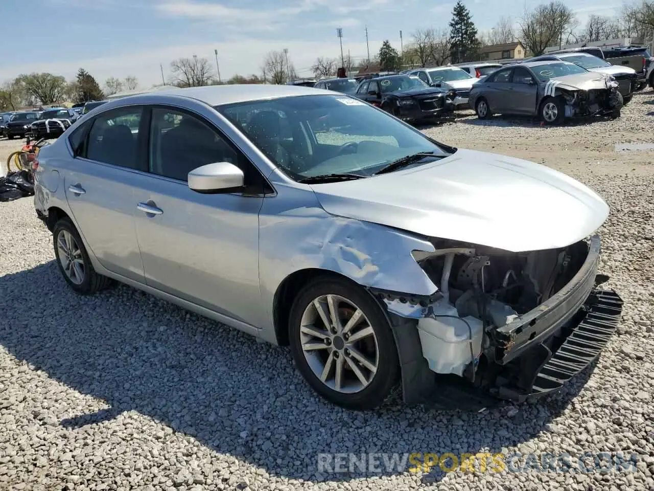 4 Photograph of a damaged car 3N1AB7AP7KY345069 NISSAN SENTRA 2019