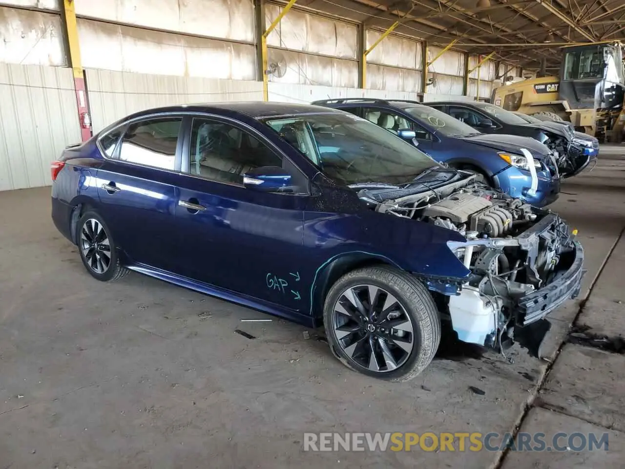4 Photograph of a damaged car 3N1AB7AP7KY346593 NISSAN SENTRA 2019