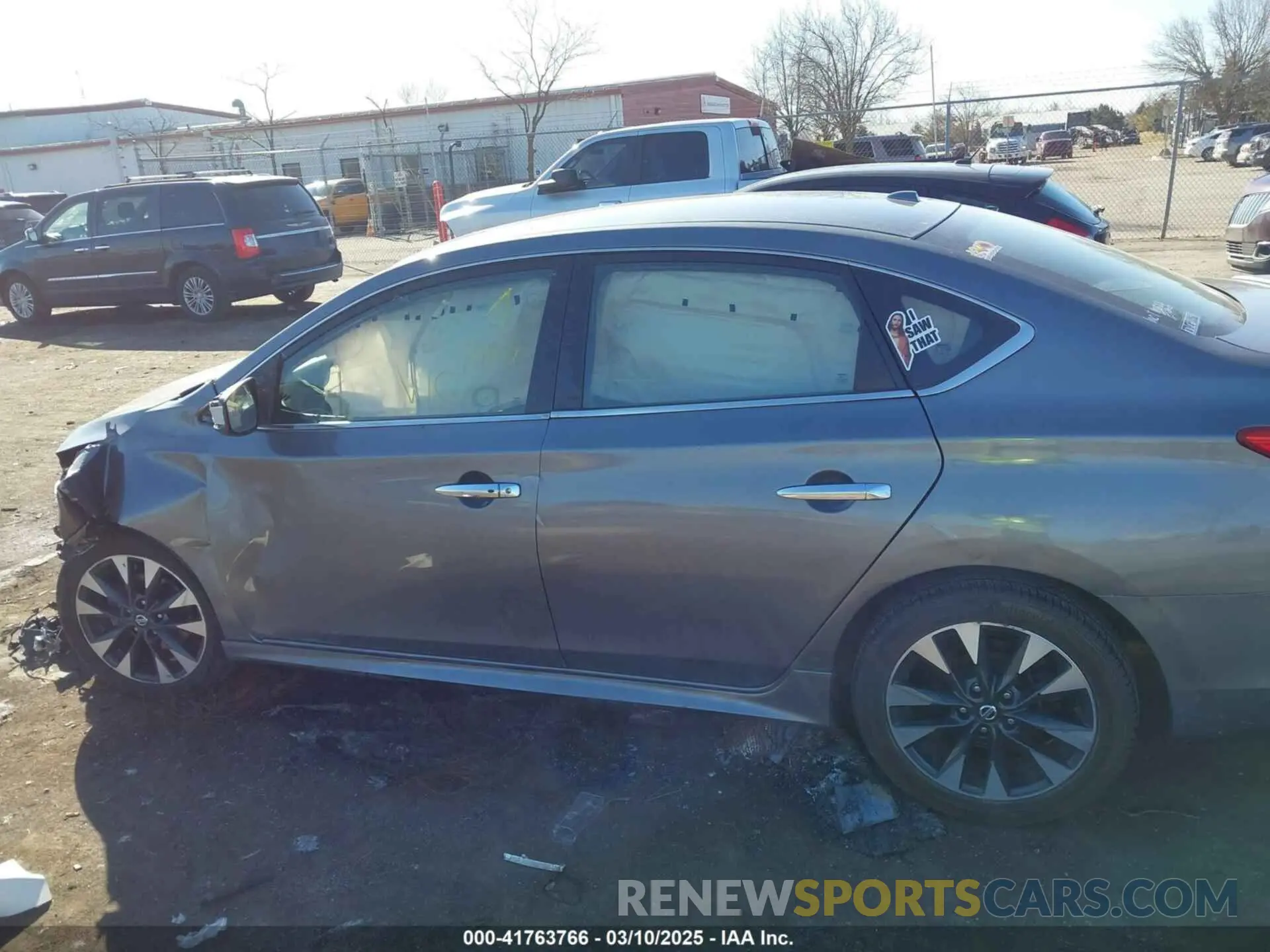 14 Photograph of a damaged car 3N1AB7AP7KY347534 NISSAN SENTRA 2019