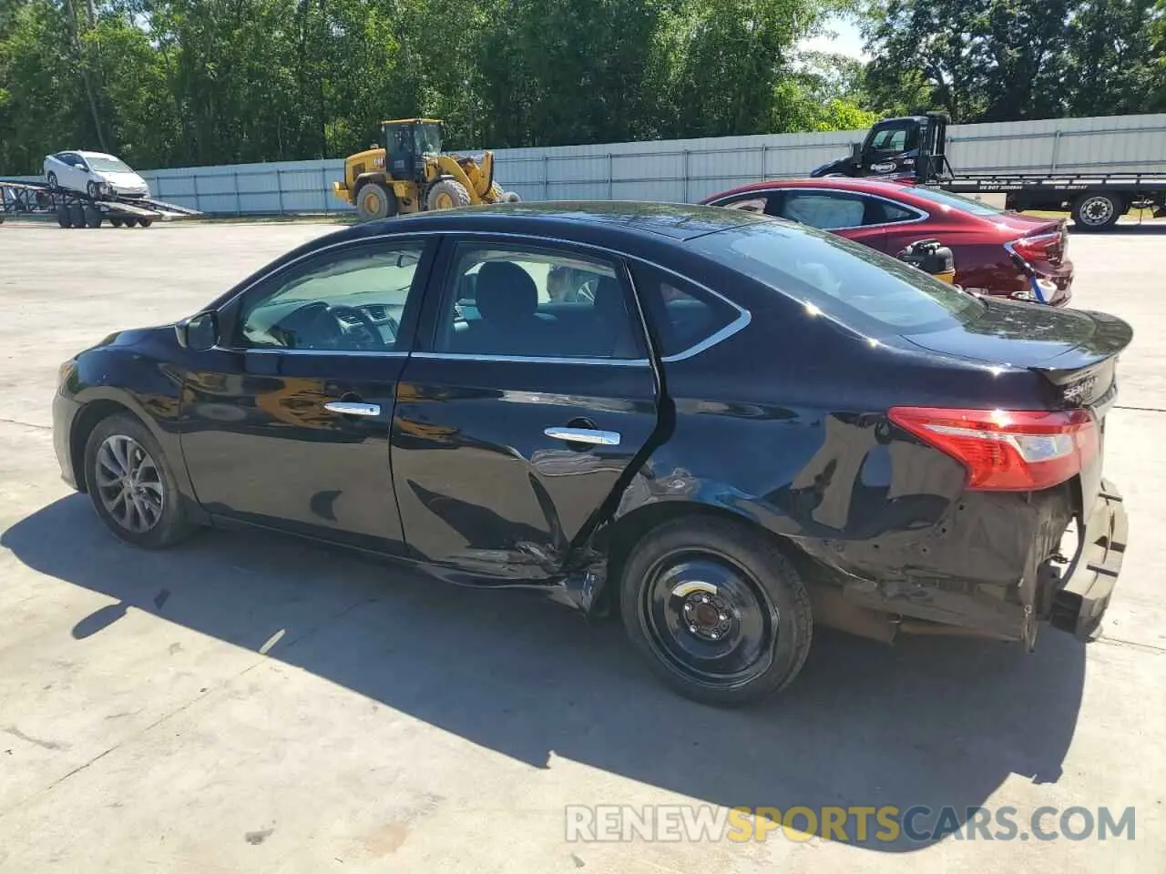 2 Photograph of a damaged car 3N1AB7AP7KY355780 NISSAN SENTRA 2019