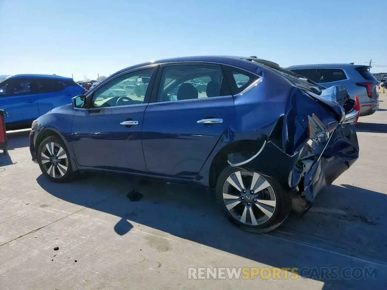 2 Photograph of a damaged car 3N1AB7AP7KY408266 NISSAN SENTRA 2019