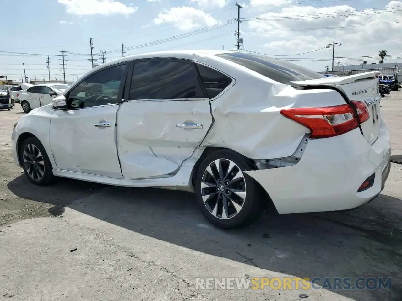 2 Photograph of a damaged car 3N1AB7AP7KY421440 NISSAN SENTRA 2019