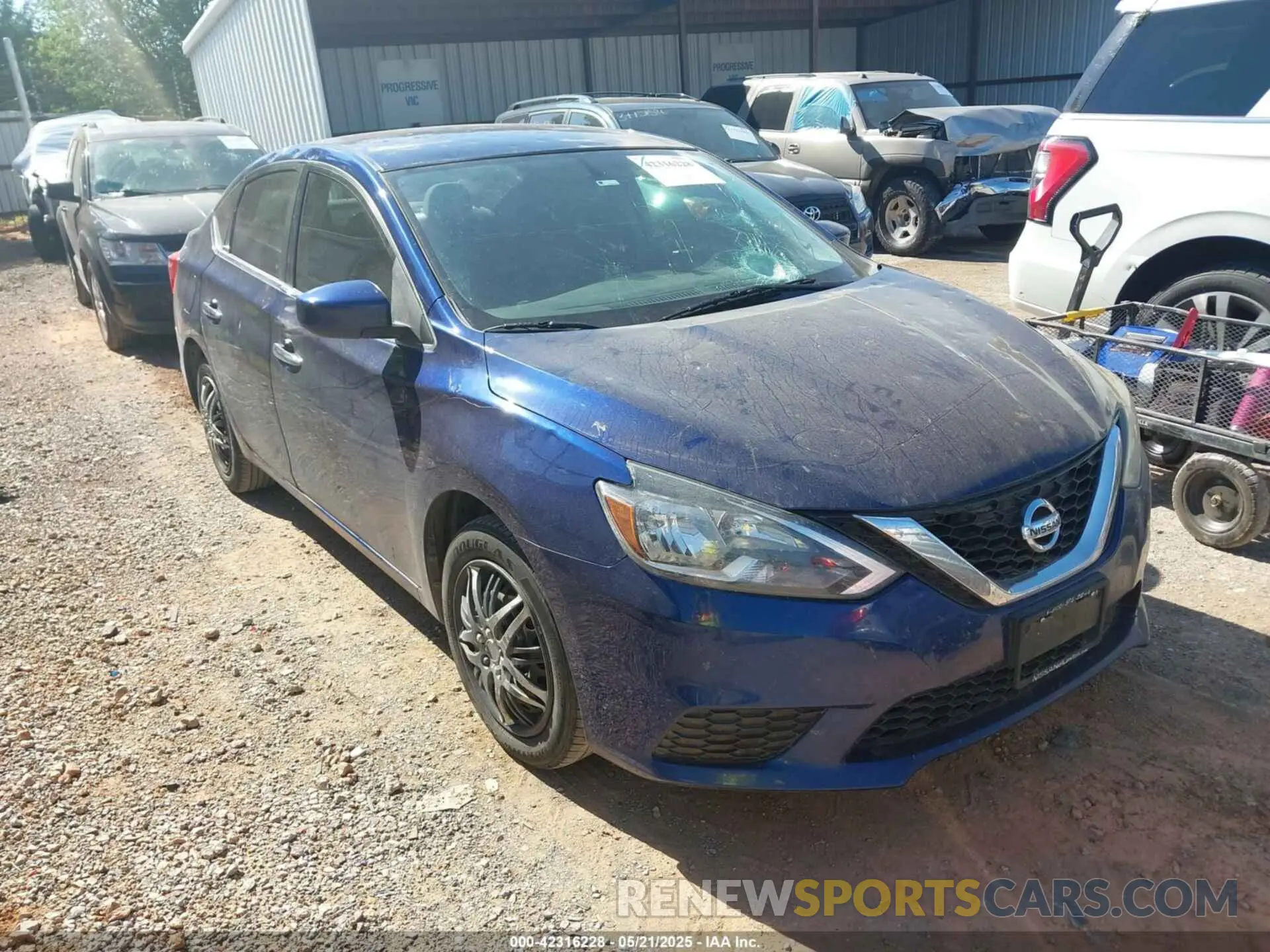 1 Фотография поврежденного автомобиля 3N1AB7AP7KY428596 NISSAN SENTRA 2019