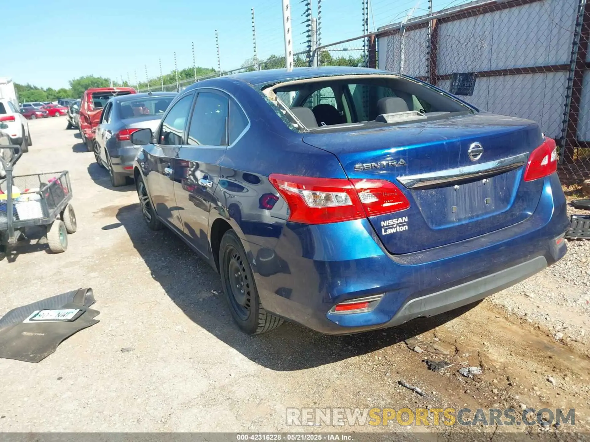 3 Фотография поврежденного автомобиля 3N1AB7AP7KY428596 NISSAN SENTRA 2019