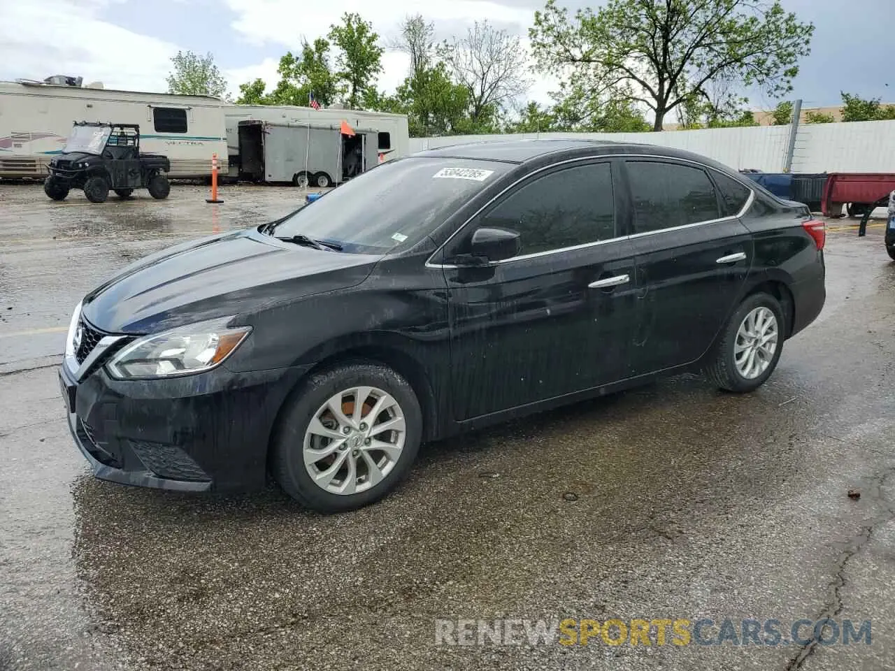 1 Photograph of a damaged car 3N1AB7AP7KY430364 NISSAN SENTRA 2019