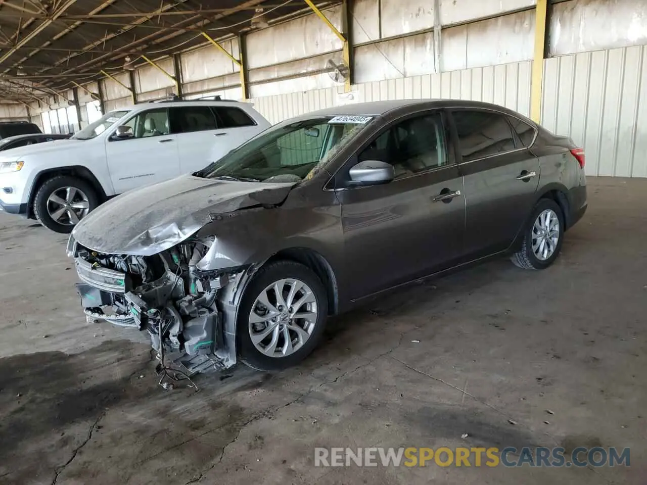 1 Фотография поврежденного автомобиля 3N1AB7AP7KY452784 NISSAN SENTRA 2019
