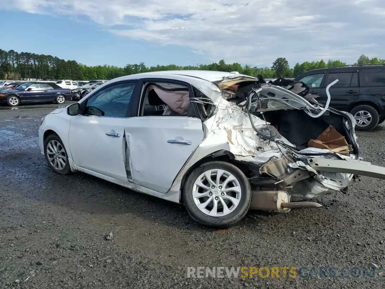 2 Photograph of a damaged car 3N1AB7AP8KY219710 NISSAN SENTRA 2019