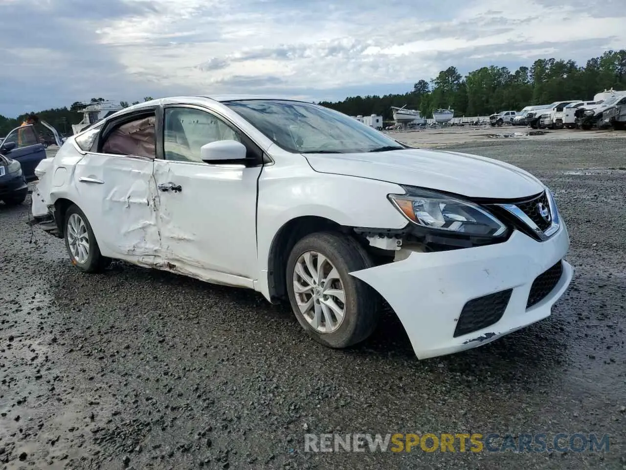 4 Photograph of a damaged car 3N1AB7AP8KY219710 NISSAN SENTRA 2019