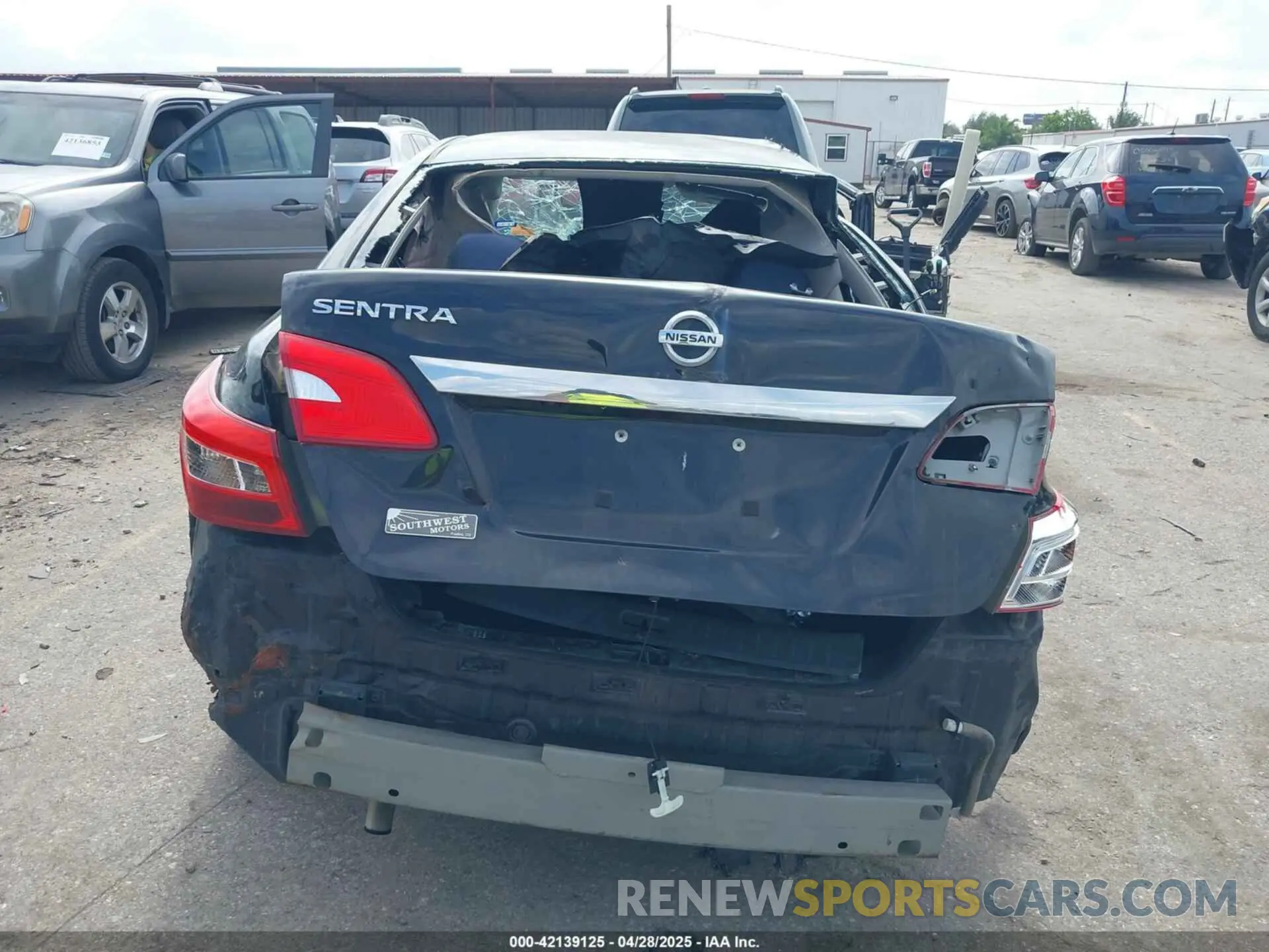 15 Photograph of a damaged car 3N1AB7AP8KY220999 NISSAN SENTRA 2019