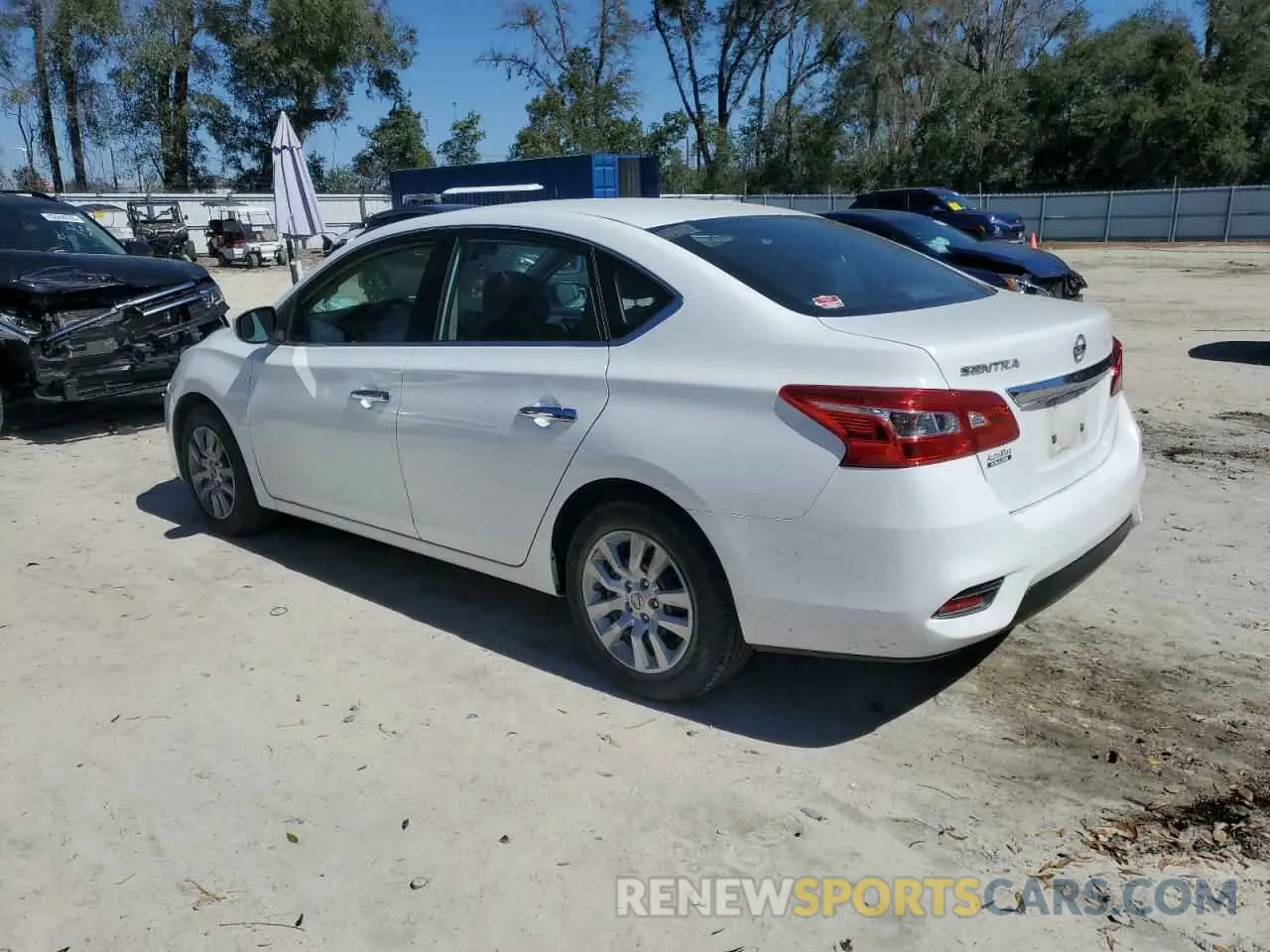 2 Photograph of a damaged car 3N1AB7AP8KY225667 NISSAN SENTRA 2019