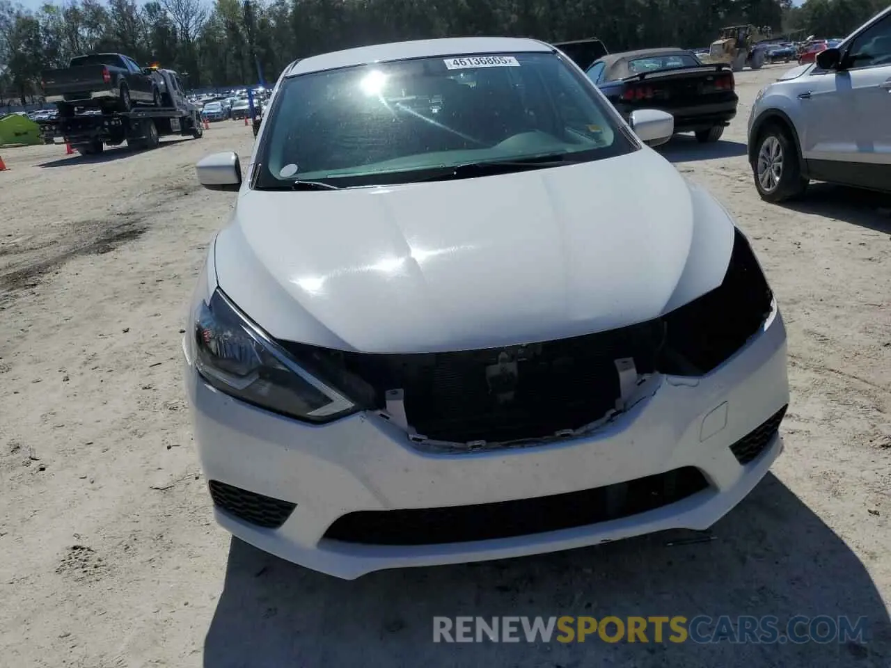 5 Photograph of a damaged car 3N1AB7AP8KY225667 NISSAN SENTRA 2019
