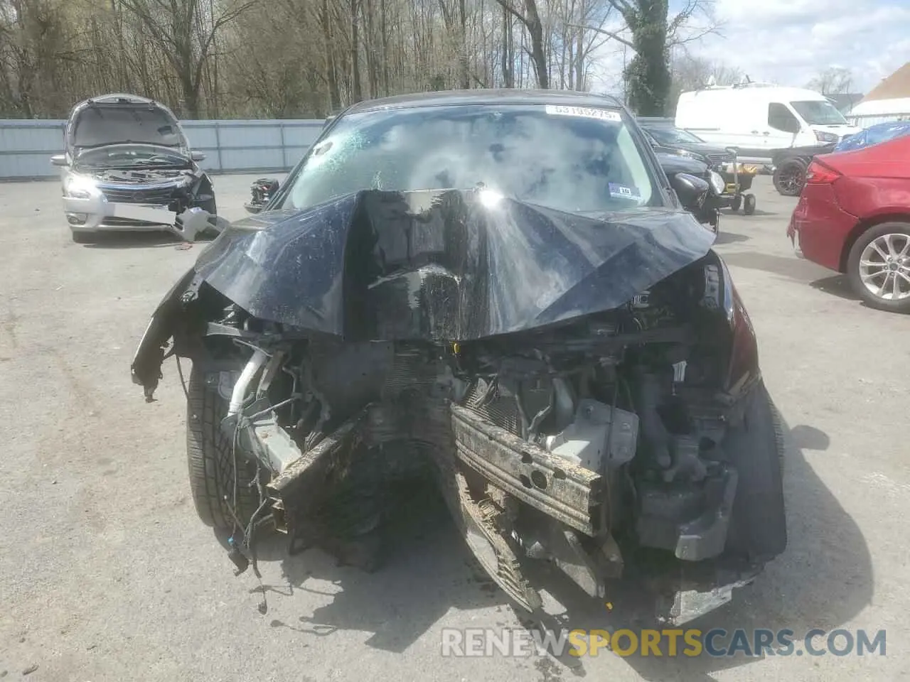 5 Photograph of a damaged car 3N1AB7AP8KY255591 NISSAN SENTRA 2019