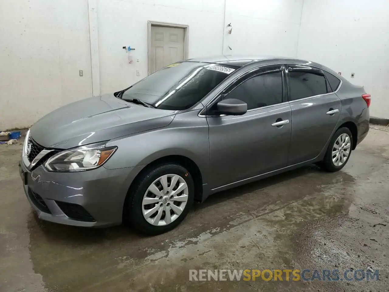 1 Photograph of a damaged car 3N1AB7AP8KY273816 NISSAN SENTRA 2019