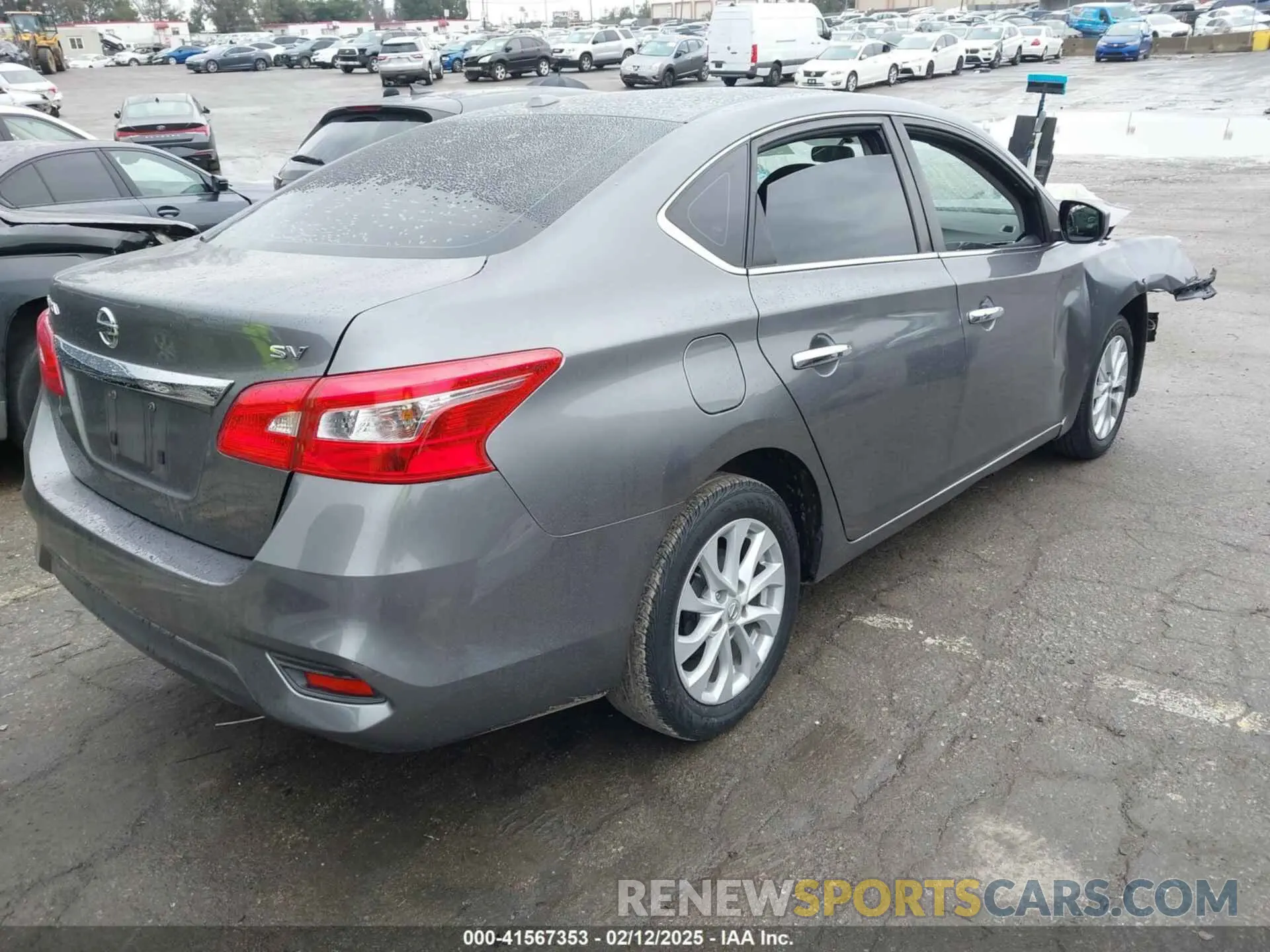 4 Photograph of a damaged car 3N1AB7AP8KY279972 NISSAN SENTRA 2019