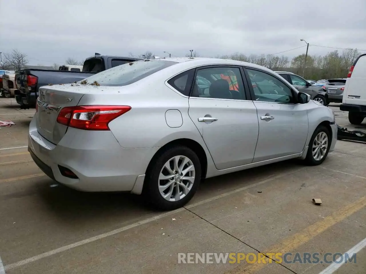 3 Photograph of a damaged car 3N1AB7AP8KY291572 NISSAN SENTRA 2019