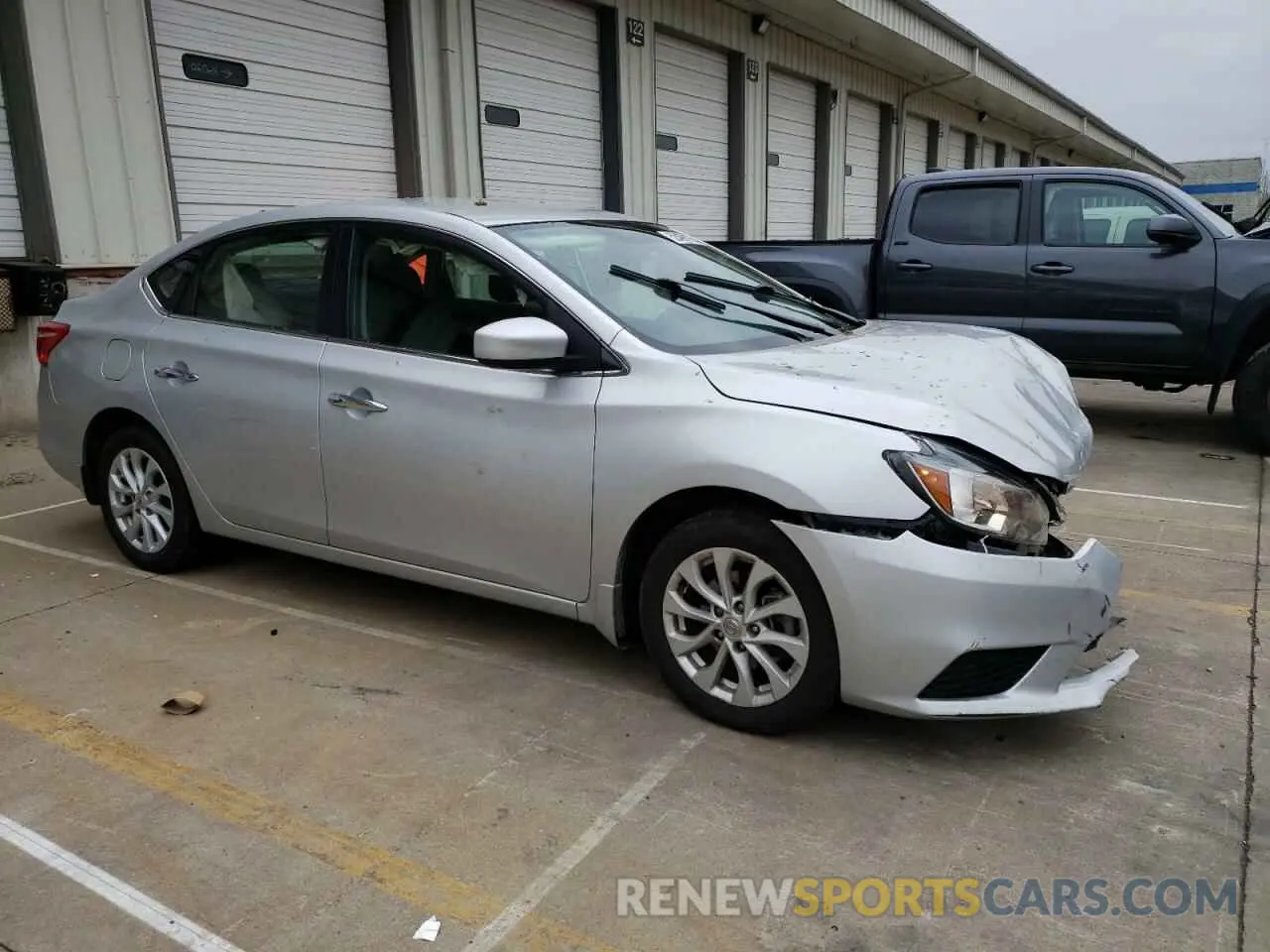 4 Photograph of a damaged car 3N1AB7AP8KY291572 NISSAN SENTRA 2019