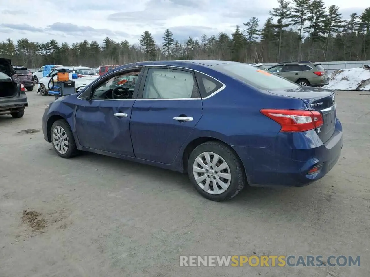 2 Photograph of a damaged car 3N1AB7AP8KY297369 NISSAN SENTRA 2019