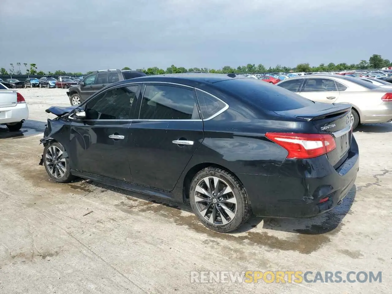 2 Photograph of a damaged car 3N1AB7AP8KY302893 NISSAN SENTRA 2019